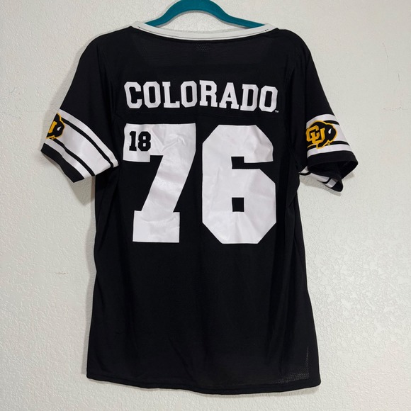 PINK Victoria's Secret Colorado Buffaloes Sequin Jersey‎ Top Size M - Picture 3 of 3